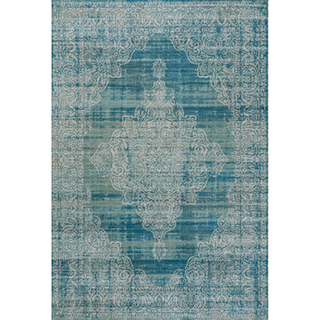 Regis Bohemian Medallion Washable Area Rug